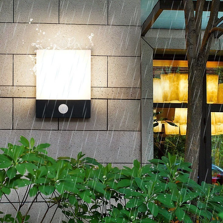 LED Außenleuchte mit oder ohne Bewegungsmelder Wandleuchte Außenlampe Wandlampe - Bild 4 von 4