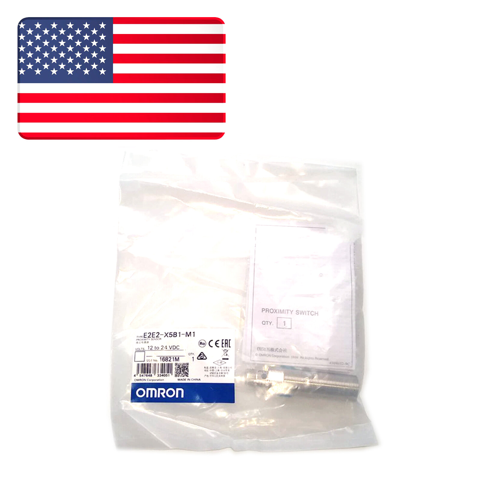 1PCS OMRON E2E2-X5B1-M1 Inductive Proximity Sensor New In Box - US Stock