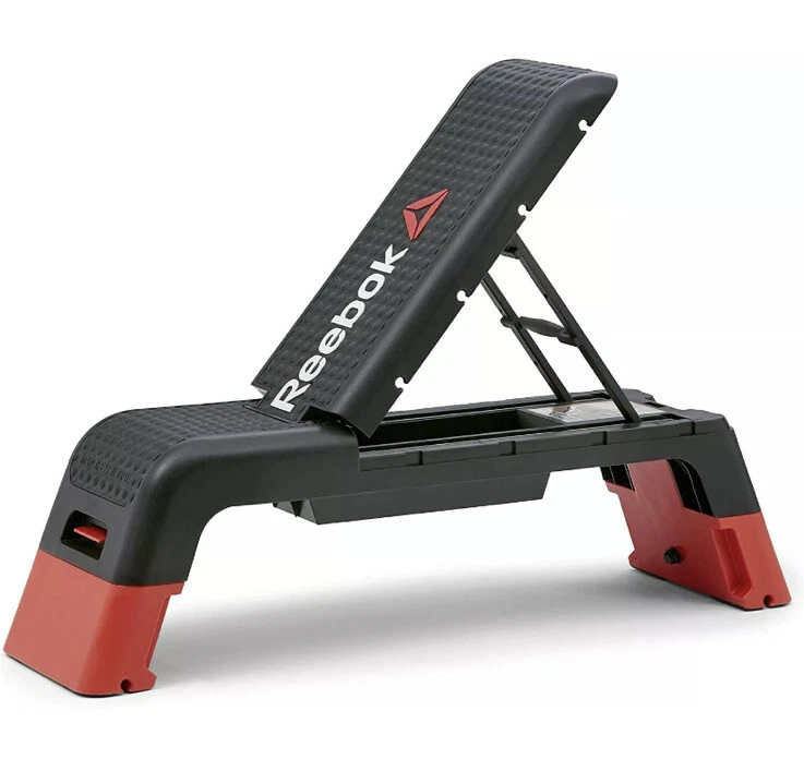 Reebok Professional Aerobic Deck - Black Red (HHBA-REDECK-5) Workout Bench Step eBay