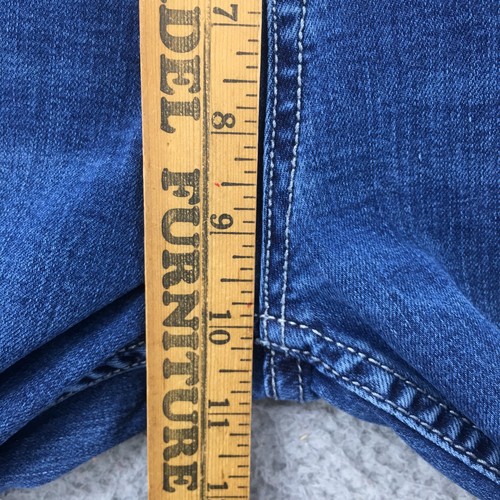 Silver Jeans Triple 5 Benny Youth Boys 16 Blue Denim Mid Rise Zip Straight Leg - Picture 7 of 17