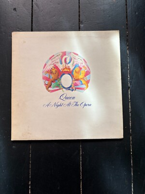Queen 'A Night At The Opera' 1st Pressing 1975 UK Vinyl LP Album Record EMTC 103