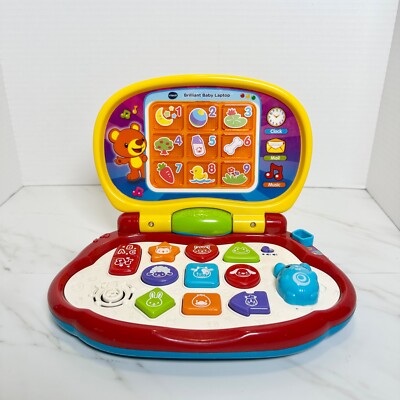 VTech Brilliant Baby Laptop Educational Toy Learning Sounds Colors Animals 2016