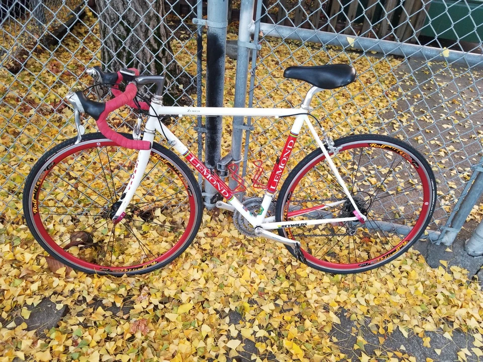 1999 Lemond Zurich bicicleta de corrida, 53 cm, 18 velocidades, Reynolds 853, Rolf Vector, usada - Imagem 3 de 4