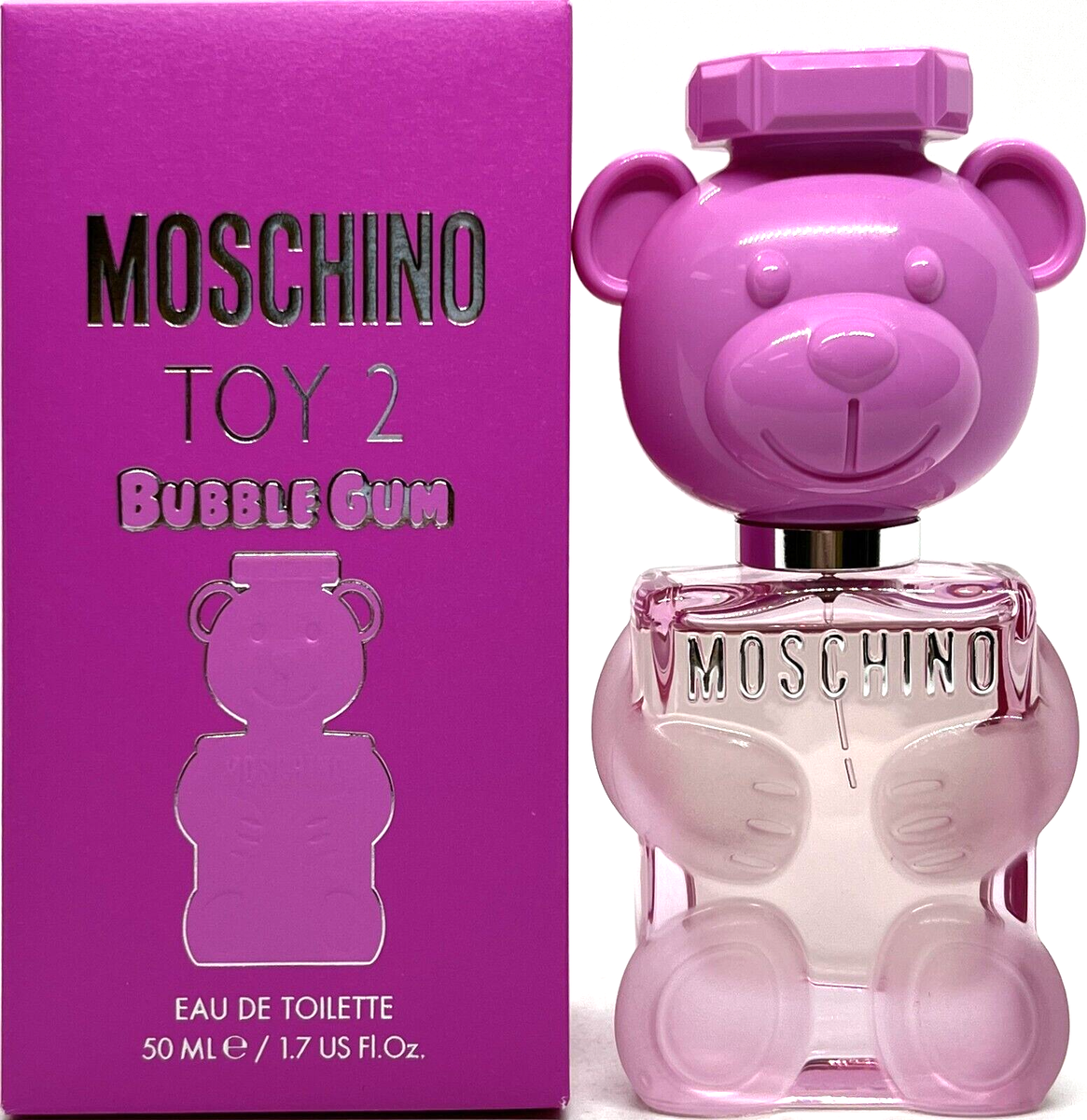 MOSCHINO TOY 2 BUBBLE GUM EAU DE TOILETTE SPRAY WOMEN 1.7 Oz / 50