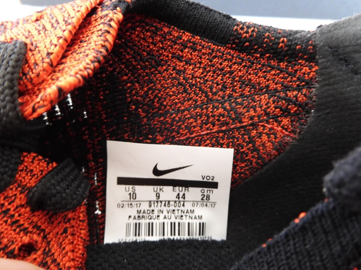 Nike Dunk Low Flyknit Bred Black Red Sneakers Shoes Men Size 11.5 US 917746-004 Dunk Low Pro SB  main image 3