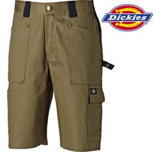 Dickies Work Shorts - Mens Khaki / Black Cargo GRAFTER Shorts WD4979 GDT210