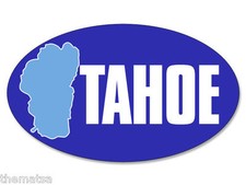 5" OVAL TAHOE HELMET CAR TOOLBOX BUMPER DECAL STICKER MADE IN USA
