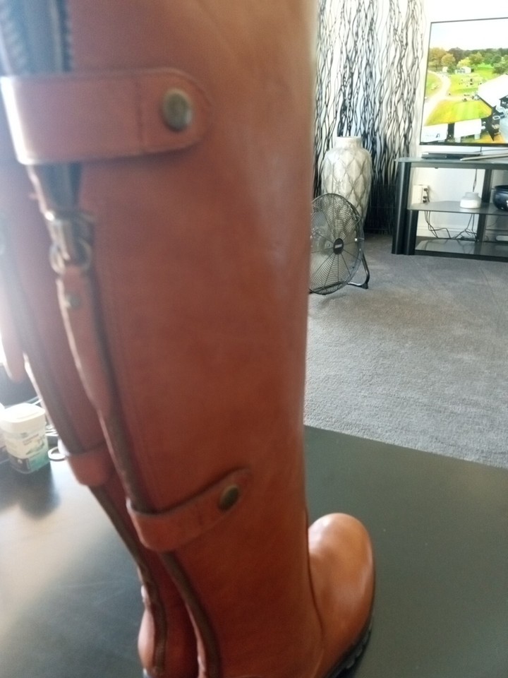 Cole Haan Leather Brown High Riding Boots Women’s Size 7 1/2 B eBay