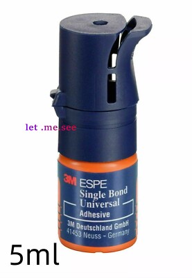 Scotchbond 3M ESPE Single Bond Universal Bonding Adhesive 5 ml Dental 1 Bottle