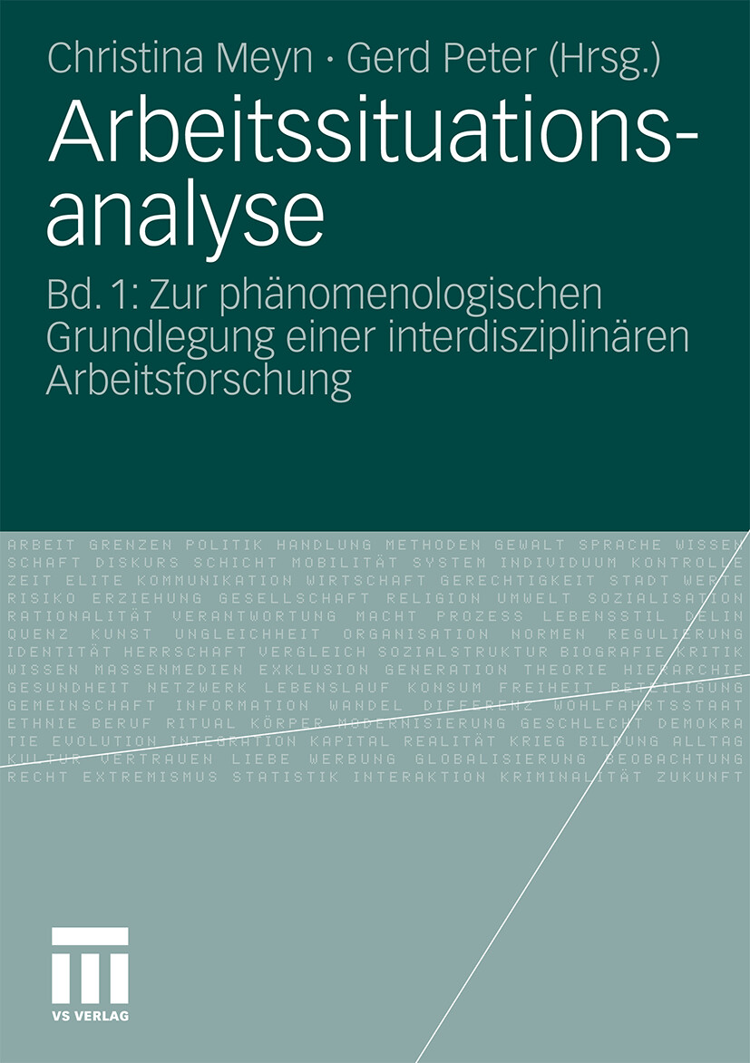 Thumbnail - Christina Meyn; Gerd Peter / Arbeitssituationsanalyse