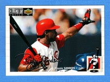 1994 Collector's Choice Silver Signature #252 Reggie Sanders Reds