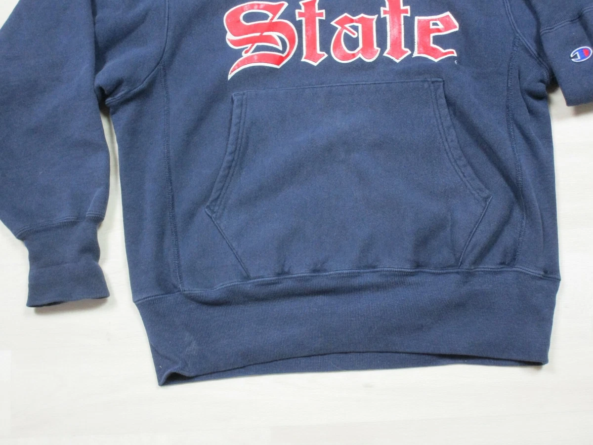 Vintage Champion Reverse Weave Ohio State Hoodie Sweatshirt 80s 90s USA RARE OSU