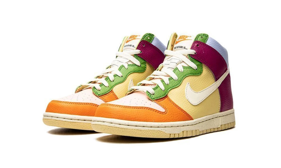 Tenis Nike Dunk High Next Nature para niños talla 3,5 años DZ5638-500 Foto 2 de 4