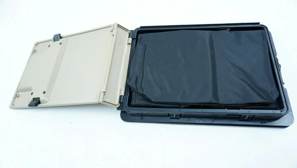 Audi A6 C6 Quattro 2005 sedán asiento central trasero bolsa de esquí saco de casete almacenamiento OEM Foto 4 de 4