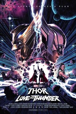 Marvel Thor Love and Thunder Movie Premium POSTER MADE IN USA - CIN108