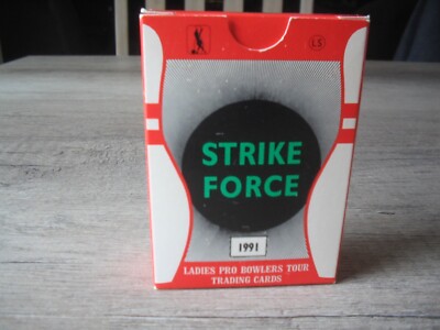 1991 Strike Force Premiere Edition Ladies Pro Bowlers Tour 64 Trading Cards Set