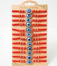 12 Evil Eye Protection Red String Good Luck Bracelet Pulseras Suerte Mal De Ojo