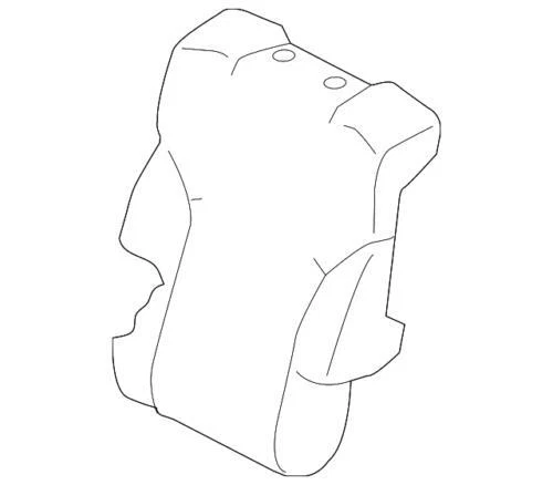 Genuine Subaru Seat Back Cover 64350XC05AWJ