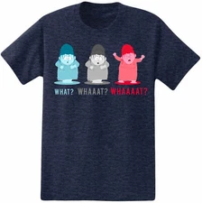 South Park Whaaat Adult T-Shirt - sitcom, Comedy, Stan, Kyle, Kenny and Cartman