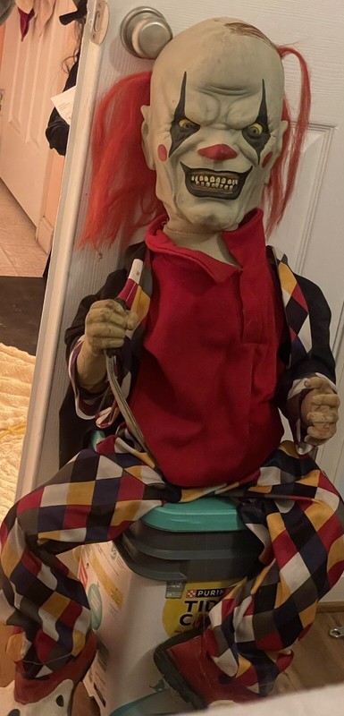 Spirit Halloween Stabbo The Clown Retired Latex Halloween Prop RARE 2006