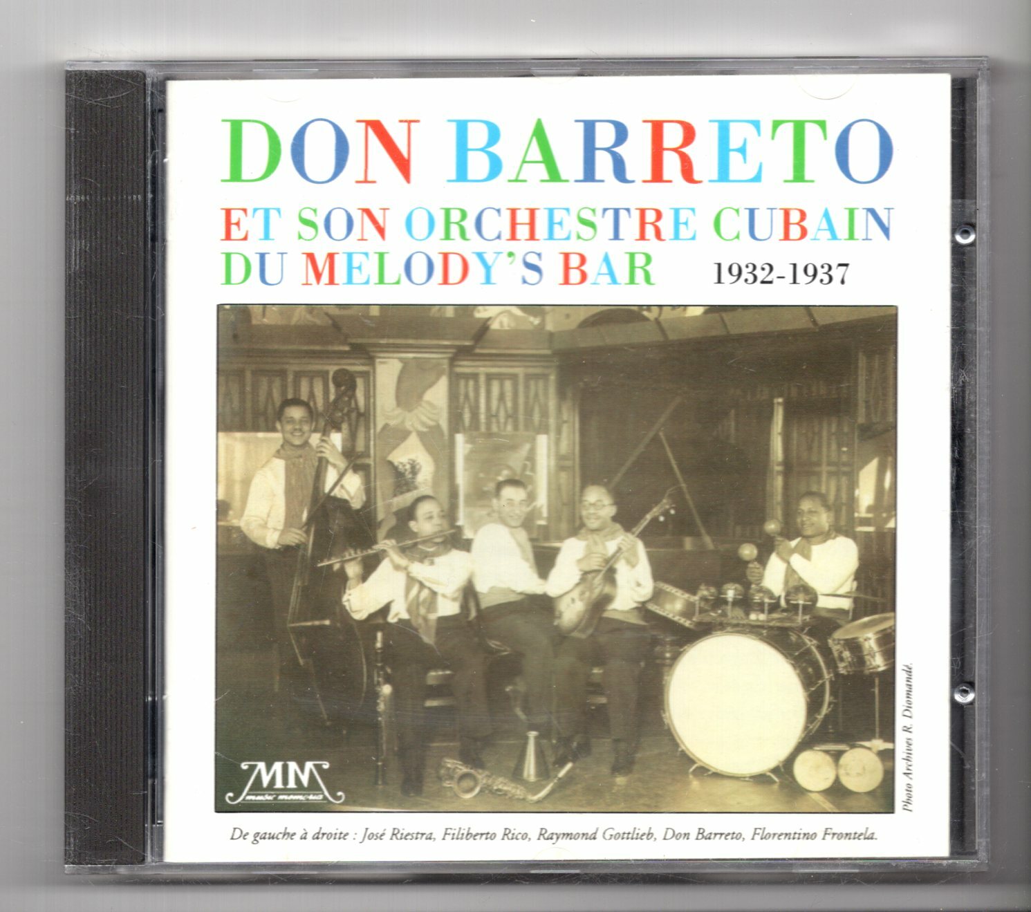 (KE568) Don Barreto, Et Son Orchestre Cubain Du Melody's Bar 1932-37 - 1992 CD