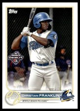 2022 Topps Pro Debut #PD-144 Christian Franklin - Myrtle Beach Pelicans
