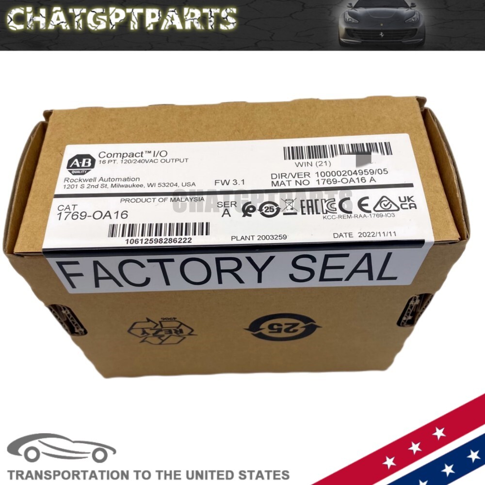1769OA16 AllenBradley Compact I/O 16 Pt 120/240VAC OUTPUT Module NEW