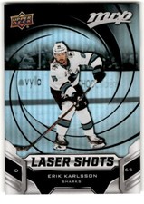 2019-20 Upper Deck MVP Laser Shots Erik Karlsson #S-10 San Jose Sharks