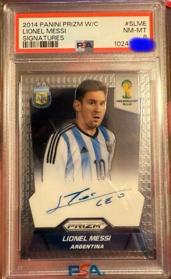 2014 Panini Prizm World Cup - Signatures Lionel Messi #S-LME