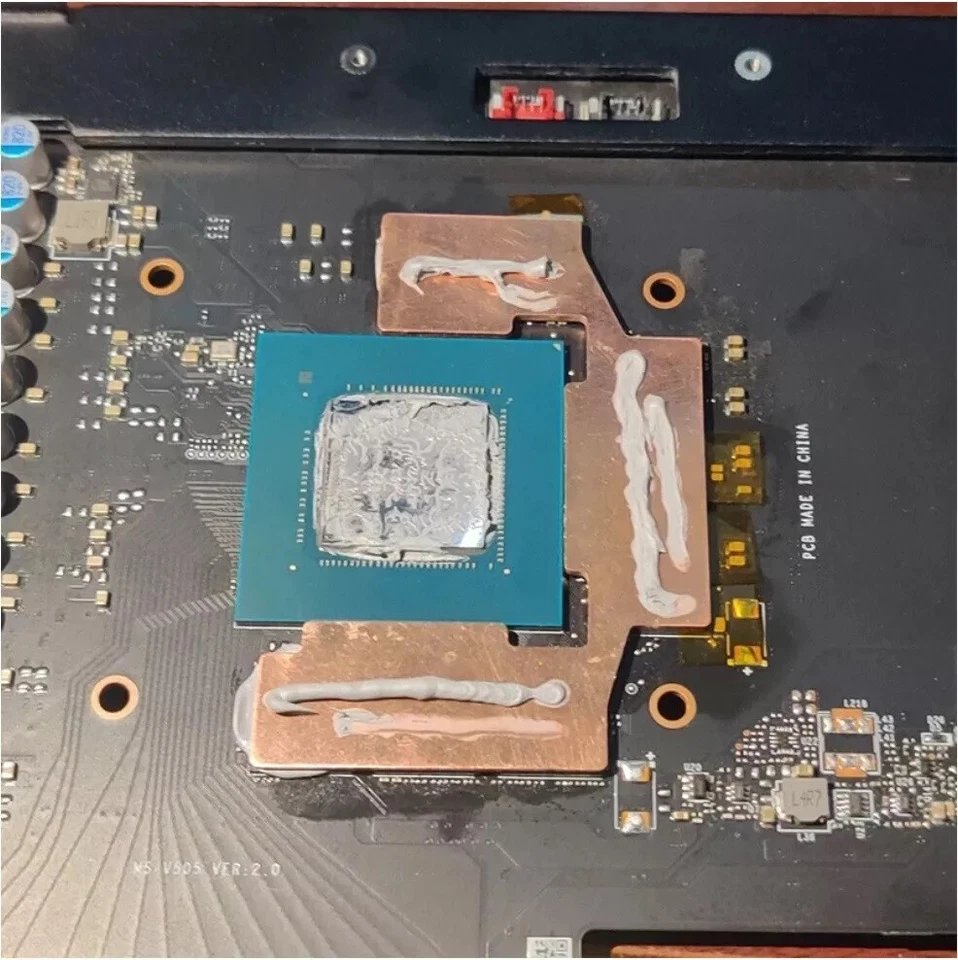 NVIDIA GeForce RTX 3060/60Ti 3070/70Ti Cooling Thermal Pad GPU Copper Shim Plate - Image 3 of 4