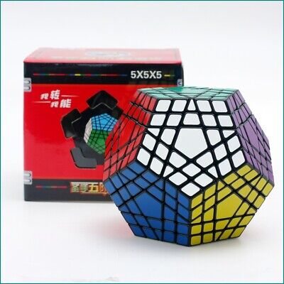 ShengShou White 5x5x5 Dodecahedron Speed Competition Puzzle Magic Cube Kids Toy 