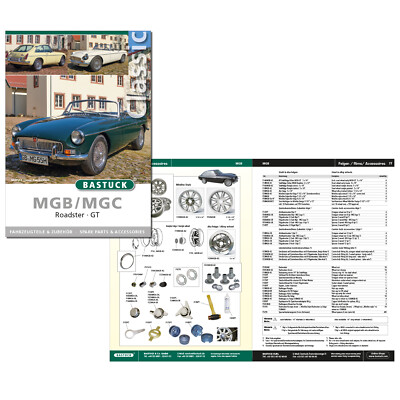 umfangreicher Ersatzteilkatalog für MGB / MGC