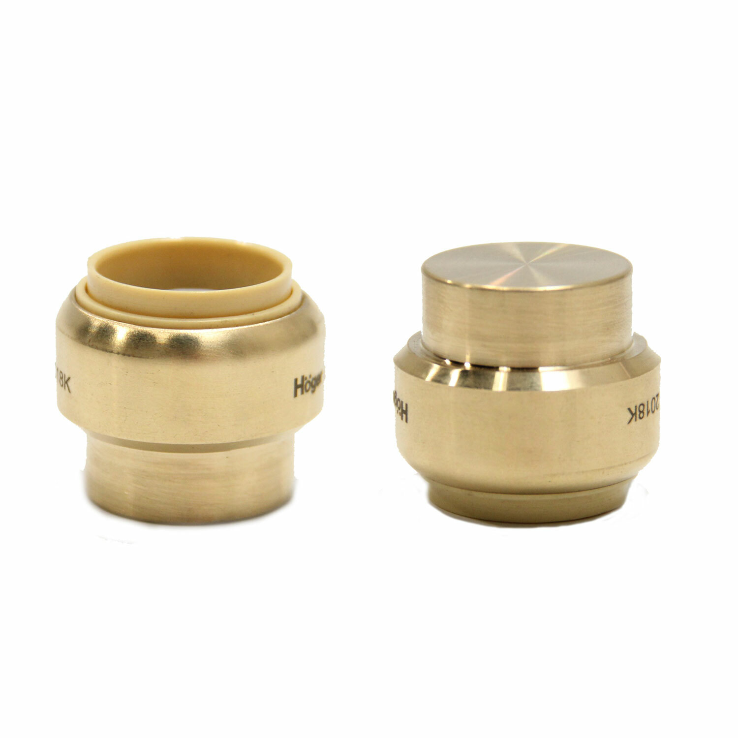 EFIELD 2 PCS 1/2" PUSH FIT End Stop Lead Free Brass eBay