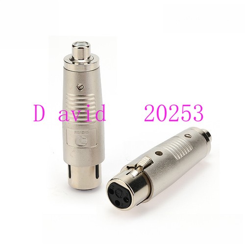 Audio converter head to connector Cannon Lotus RCA Revolution male 6.35 to 3.5 - 第 8/37 張圖片
