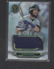 DAVID DAHL  2019 TOPPS  TRIPLE THREADS JUMBO RELIC  CARD #SJR-DD2 /36