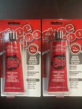 (2) SHOE GOO SHOE REPAIR GLUE ADHESIVE (2) BLACK PROTECTIVE 3.7OZ EACH 10212
