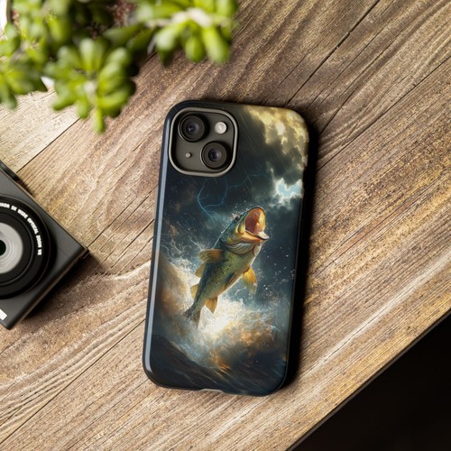 Big Mouth Bass Fish Thunderstorm River - Phone Case for iPhone, Galaxy, Pixel - 第 36/281 張圖片
