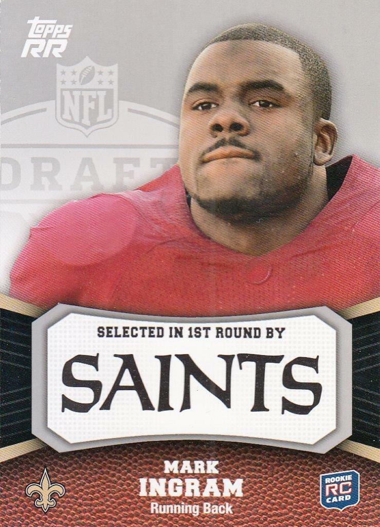 2011 Topps Rising Rookies #140 Mark Ingram RC Ravens