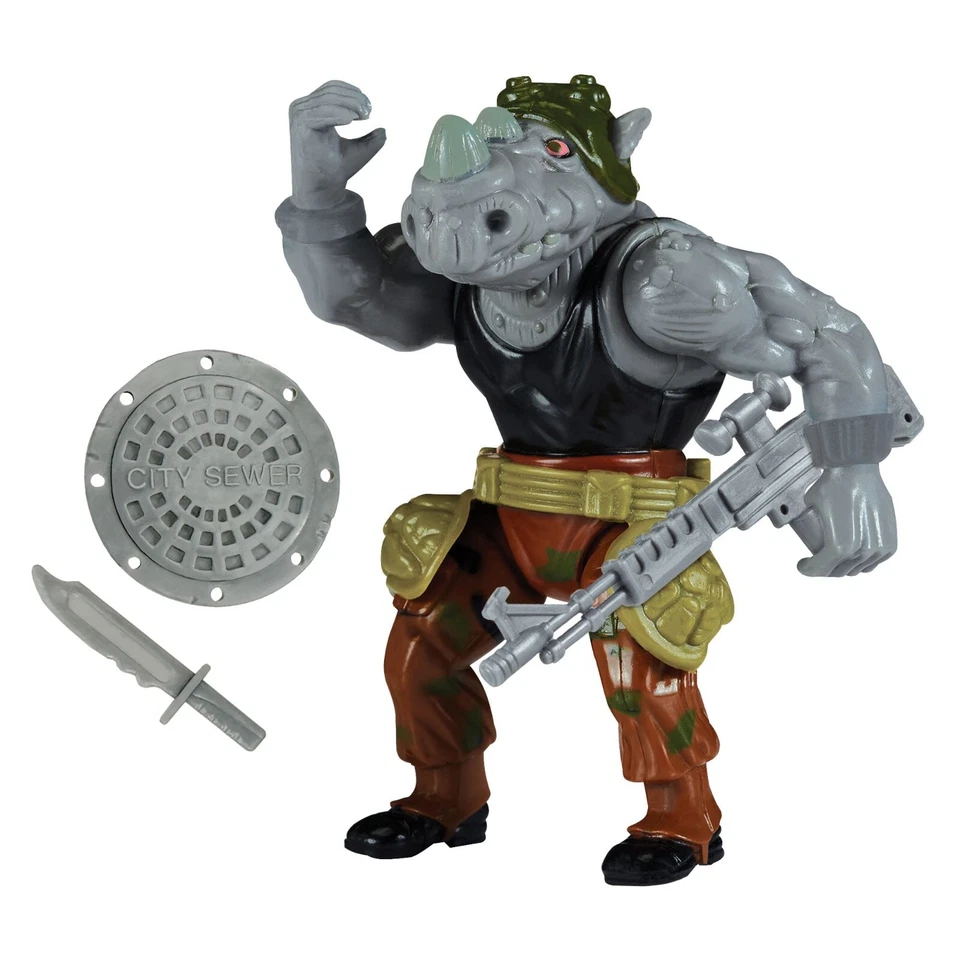 Teenage Mutant Ninja Turtles Classic Retro Bebop Rocksteady Double Pack Figures - Image 4 of 4