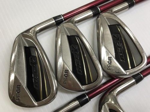PRGR RED TITAN FACE 5 Iron Set 6-9 P Right-Handed M-40 RED 9696 - 第 6/12 張圖片
