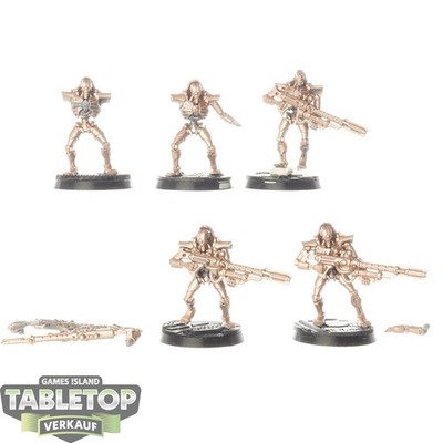Necrons - 5x Deathmarks - grundiert