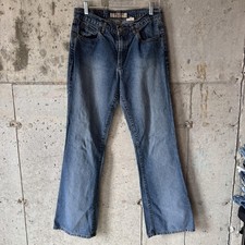 VTG Paris Blues Jeans Juniors 11 Medium Wash Regular Bootcut Denim Pants 90s