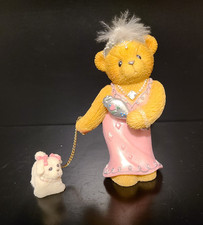 Cherished Teddies - DOG WALKER - Julia Beron as "Gloria Growlette"  White Dog