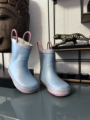 Impidimpi Hellblaue Kinder Gummistiefel Gr. 27 gefüttert Mädchen