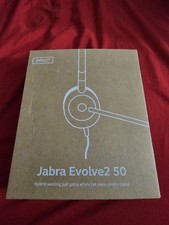 Jabra Evolve2 50 Stereo USB-C ANC Dual Ear Headset Black Model HSC175 MS Teams