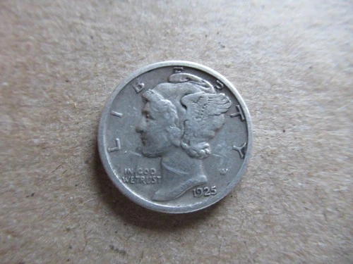 1925-P Mercury Dime VF  k