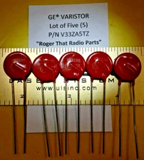 (Lot of 5) • GE® Metal Oxide Varistors • (P/N V33ZA5TZ)