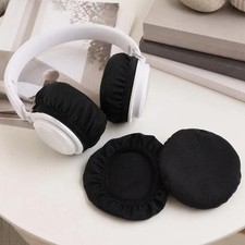 2-10PCS Black Universal Stretch Headphone Ear Covers Washable Ear Cup Protectors