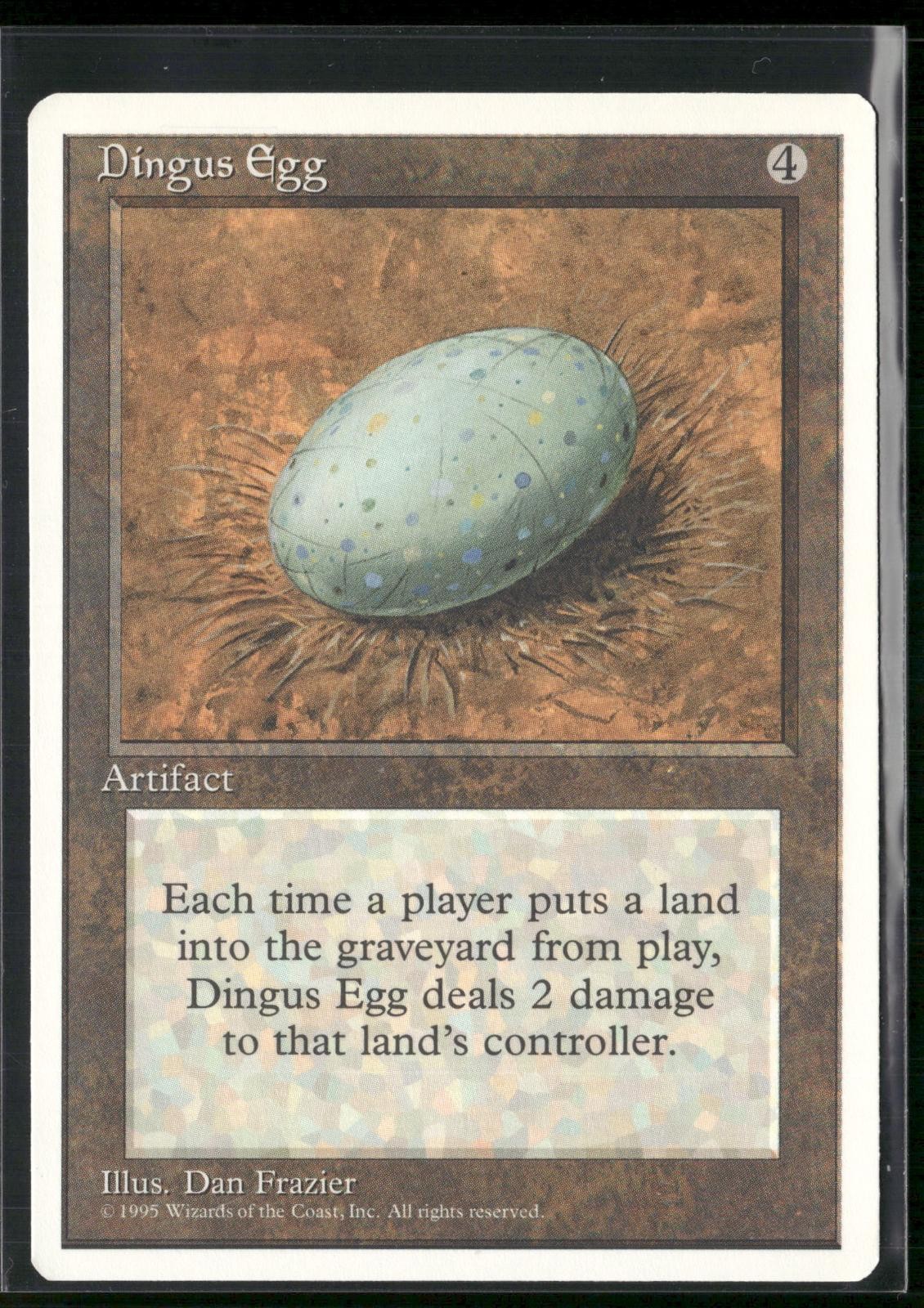 Dingus Egg Rare Fourth Edition Magic: The Gathering Lightly Played