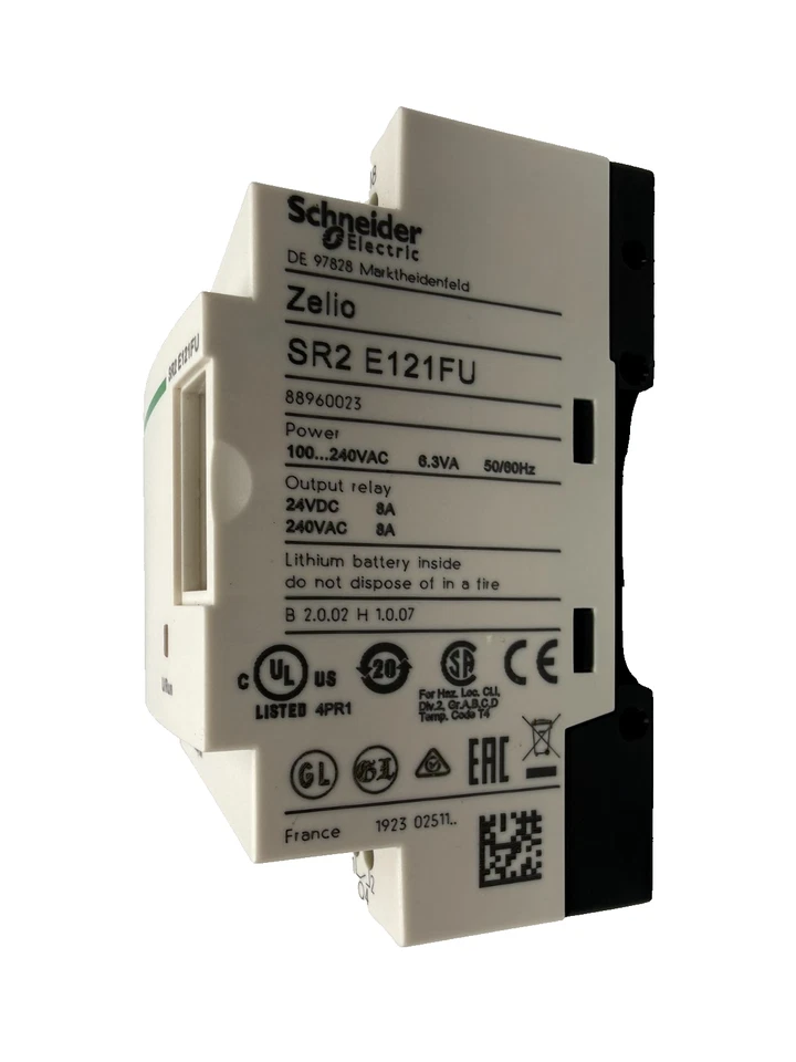 Schneider Electric SR2E121FU 100-240V ~ 8 pulgadas, 4 relés, relé inteligente compacto Foto 2 de 4